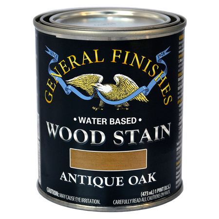 GENERAL FINISHES 1 Pt Antique Oak Wood Stain Water-Based Penetrating Stain WOPT